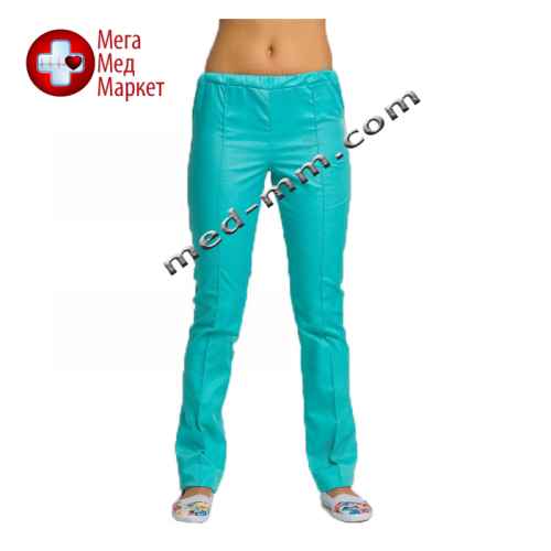 Медицинские штаны мятные №10